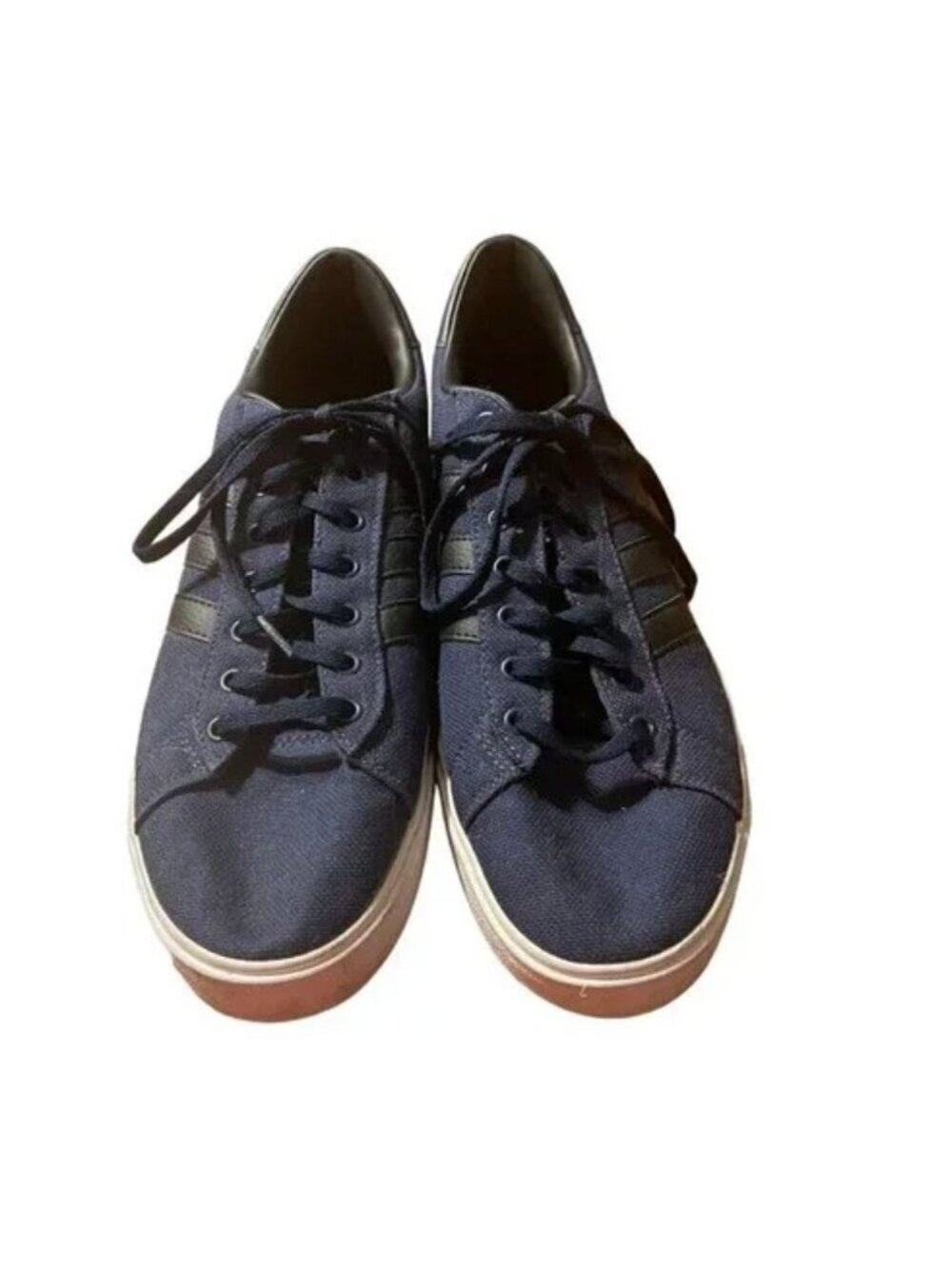 Adidas Cloudfoam Advantage Navy Sneakers Size 10 Mens Casual Comfort Shoes